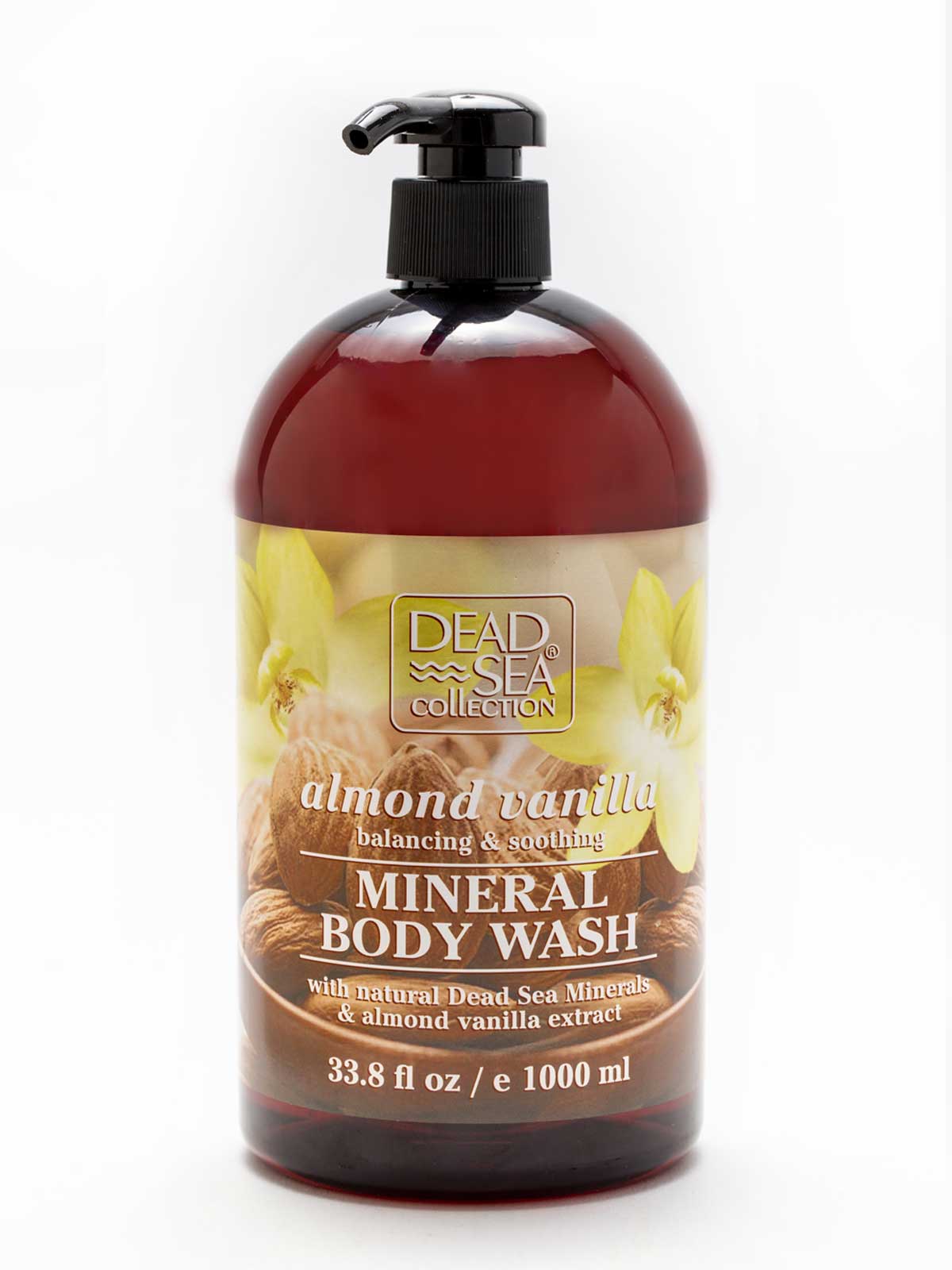 Almond Vanilla Body Wash Dead Sea Collection