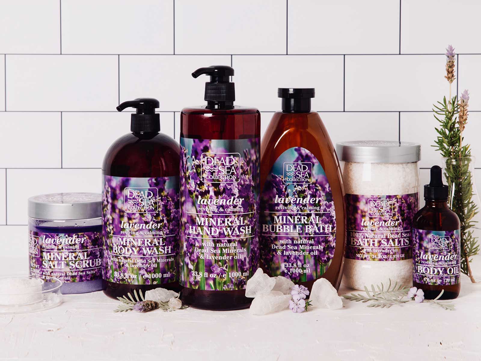 Lavender Body Wash Dead Sea Collection