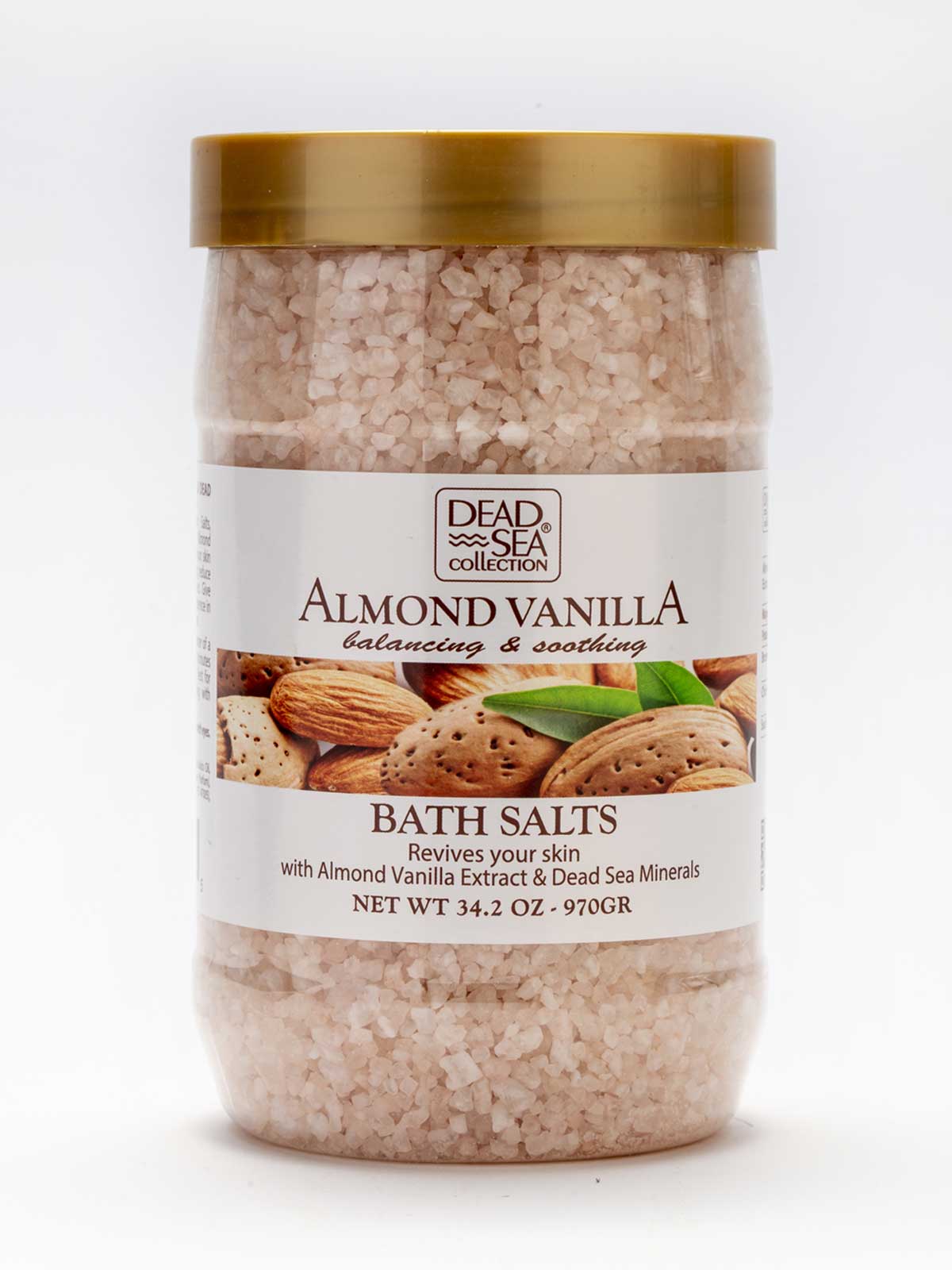 Almond Vanilla Bath Salts Dead Sea Collection