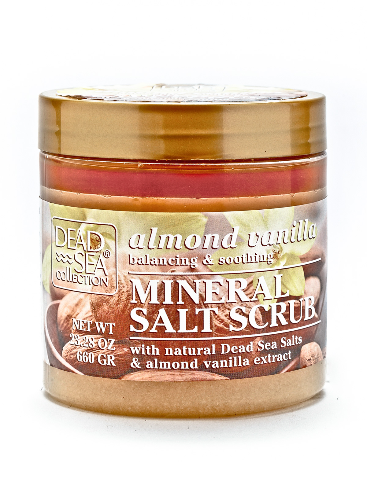 Almond Vanilla Salt Scrub Dead Sea Collection