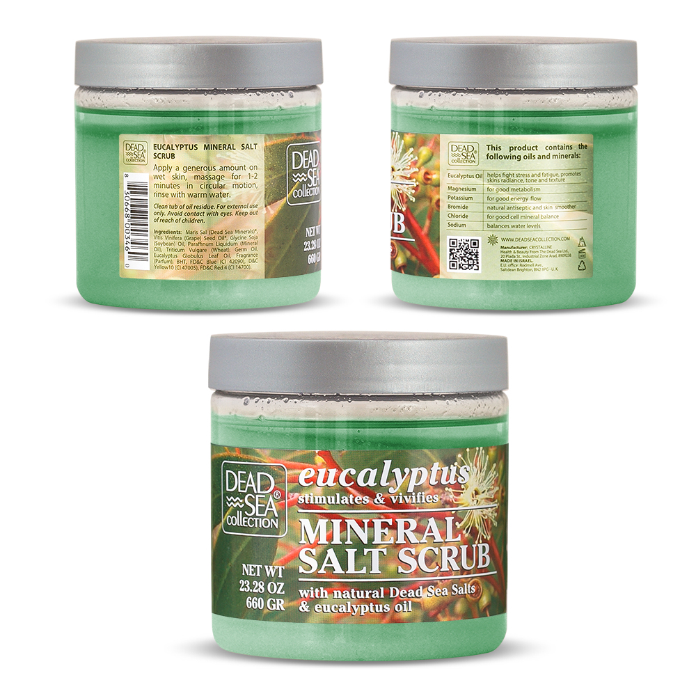 Eucalyptus Salt Scrub | Dead Sea Collection