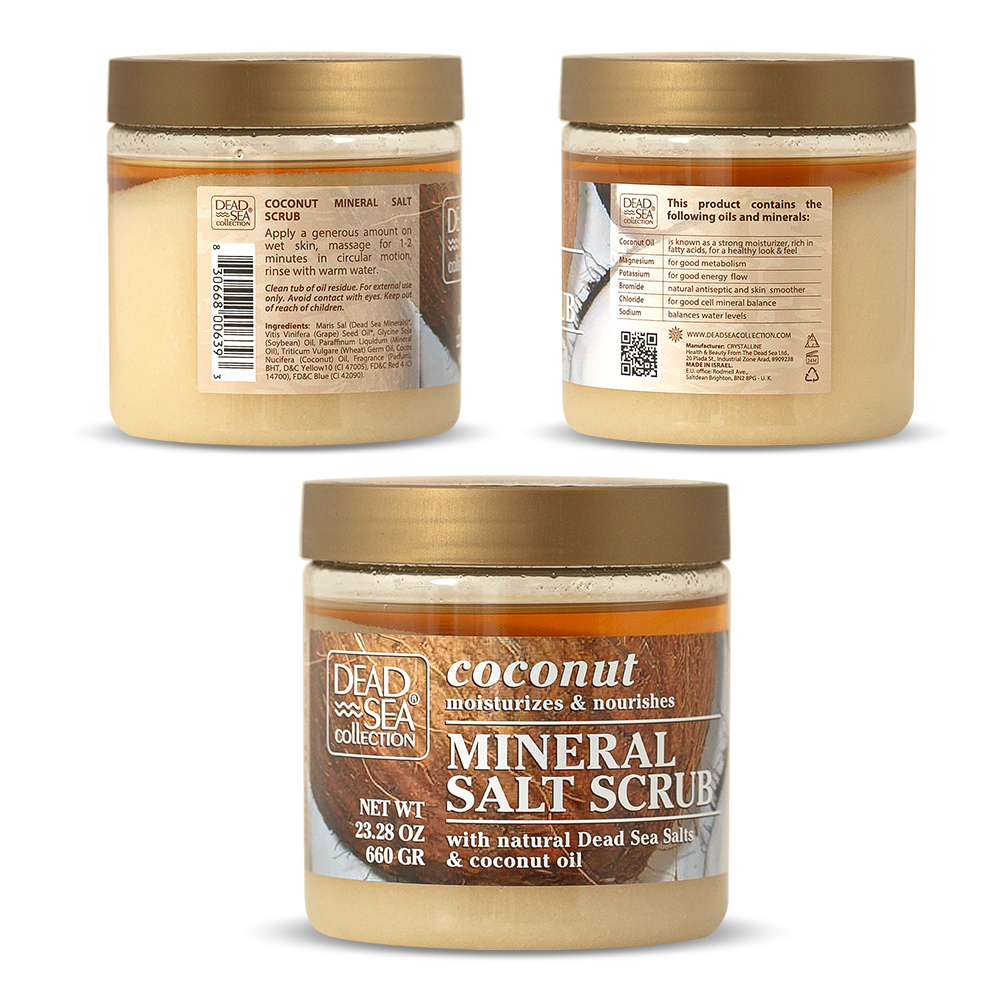 Coconut Salt Scrub | Dead Sea Collection