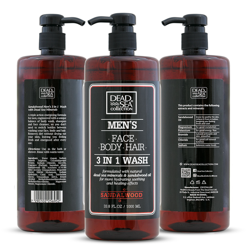 Sandalwood All Natural Hand Cleansing Foam For Men