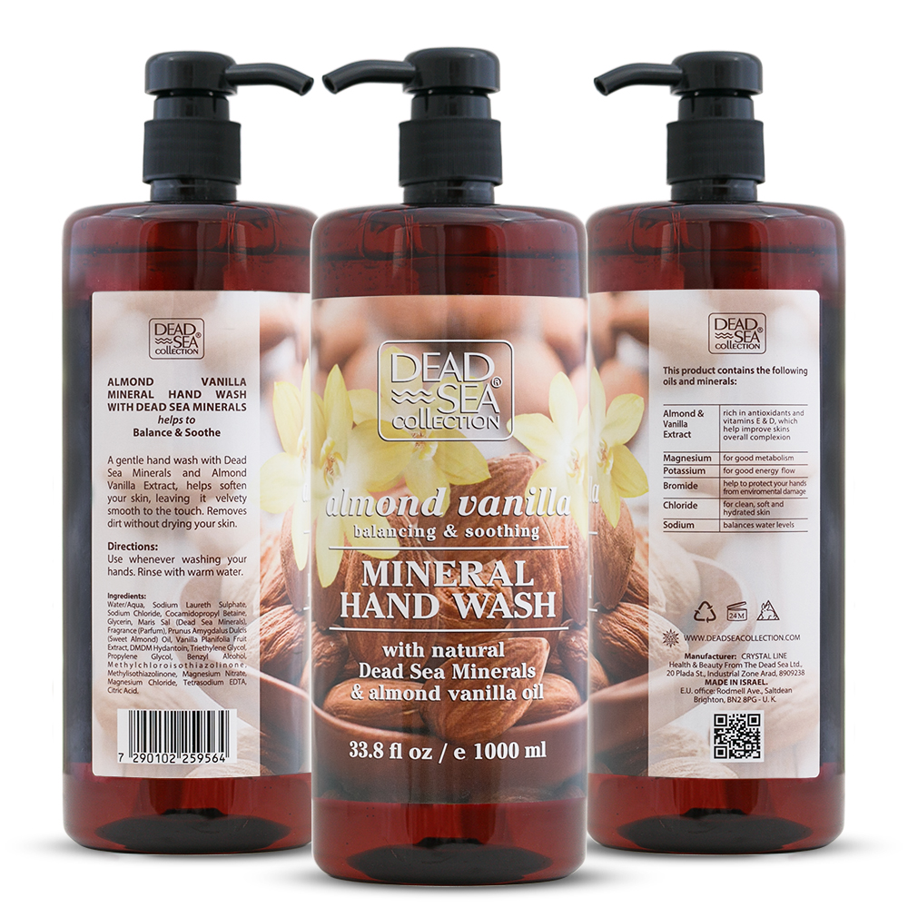 Almond Vanilla Hand Wash Dead Sea Collection