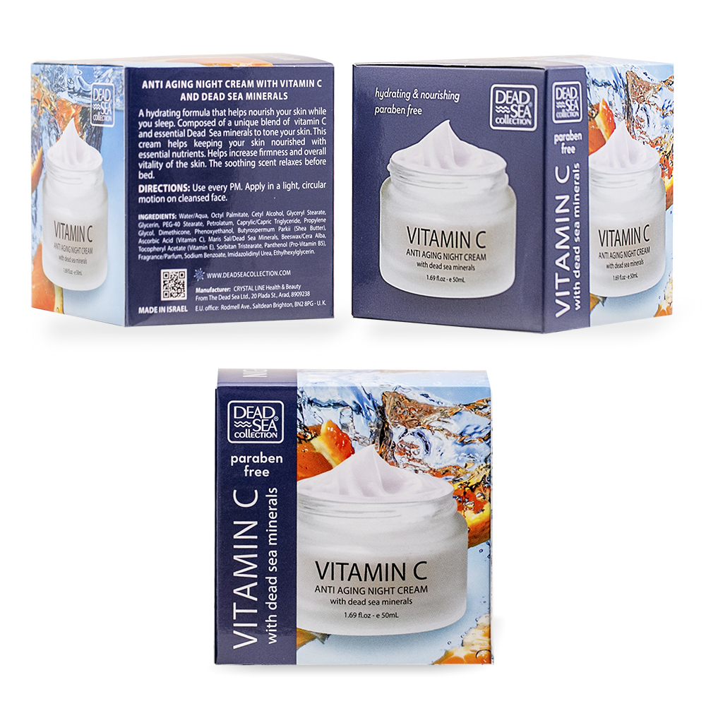 Vitamin C Night Cream - Dead Sea Collection