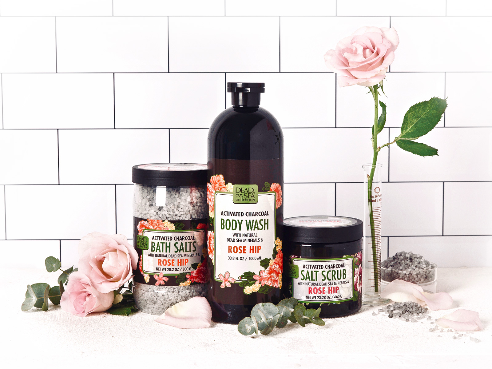 Activated Charcoal Rose Hip Body Wash Dead Sea Collection Activated Charcoal Rose Hip Body Wash Dead Sea Collection