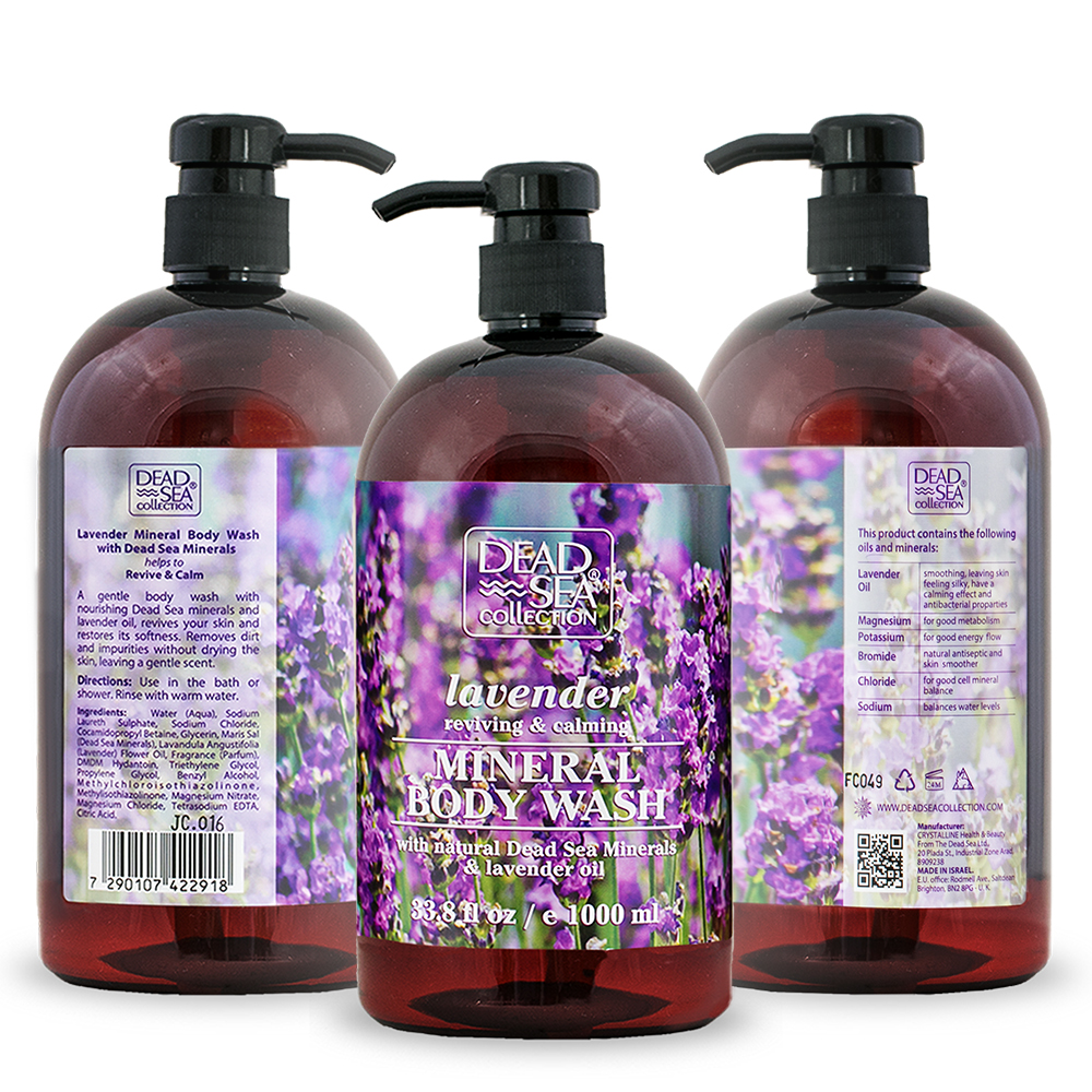 Lavender Body Wash Dead Sea Collection