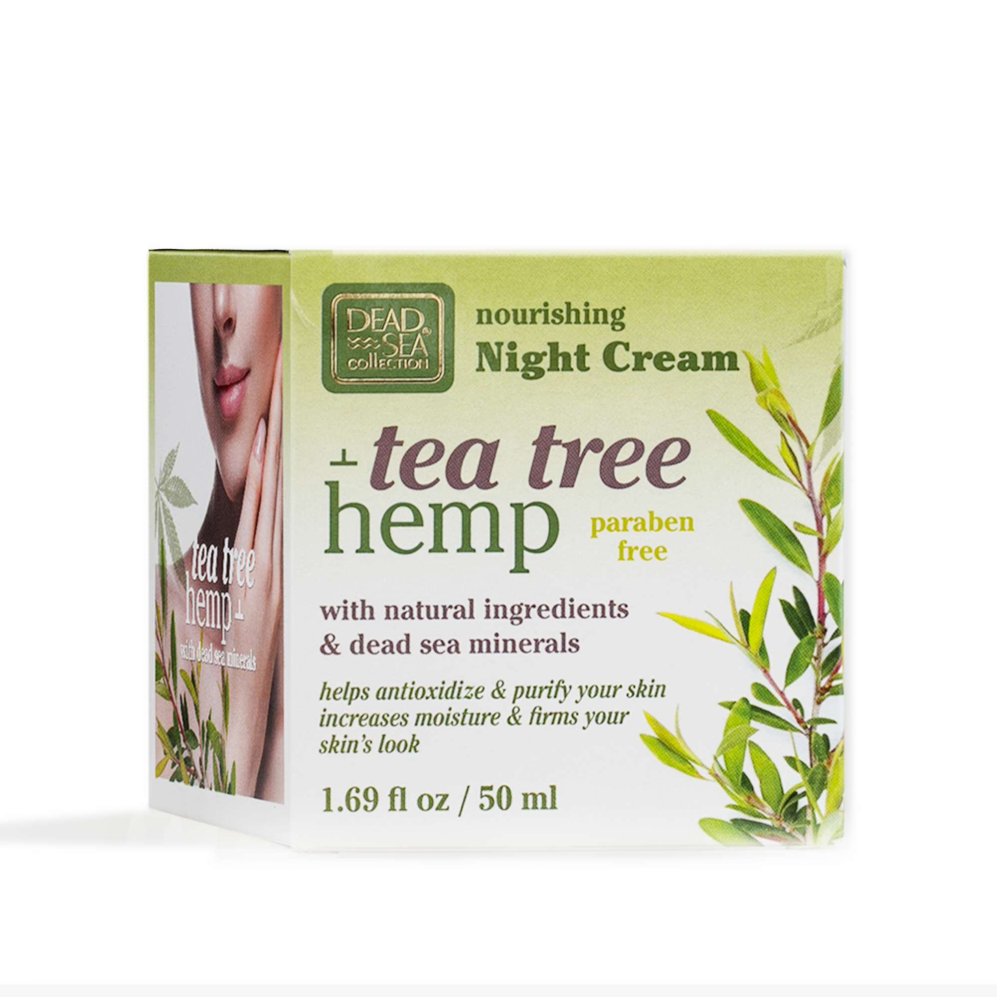 Hemp & Tea Tree Nourishing Night Cream Dead Sea Collection