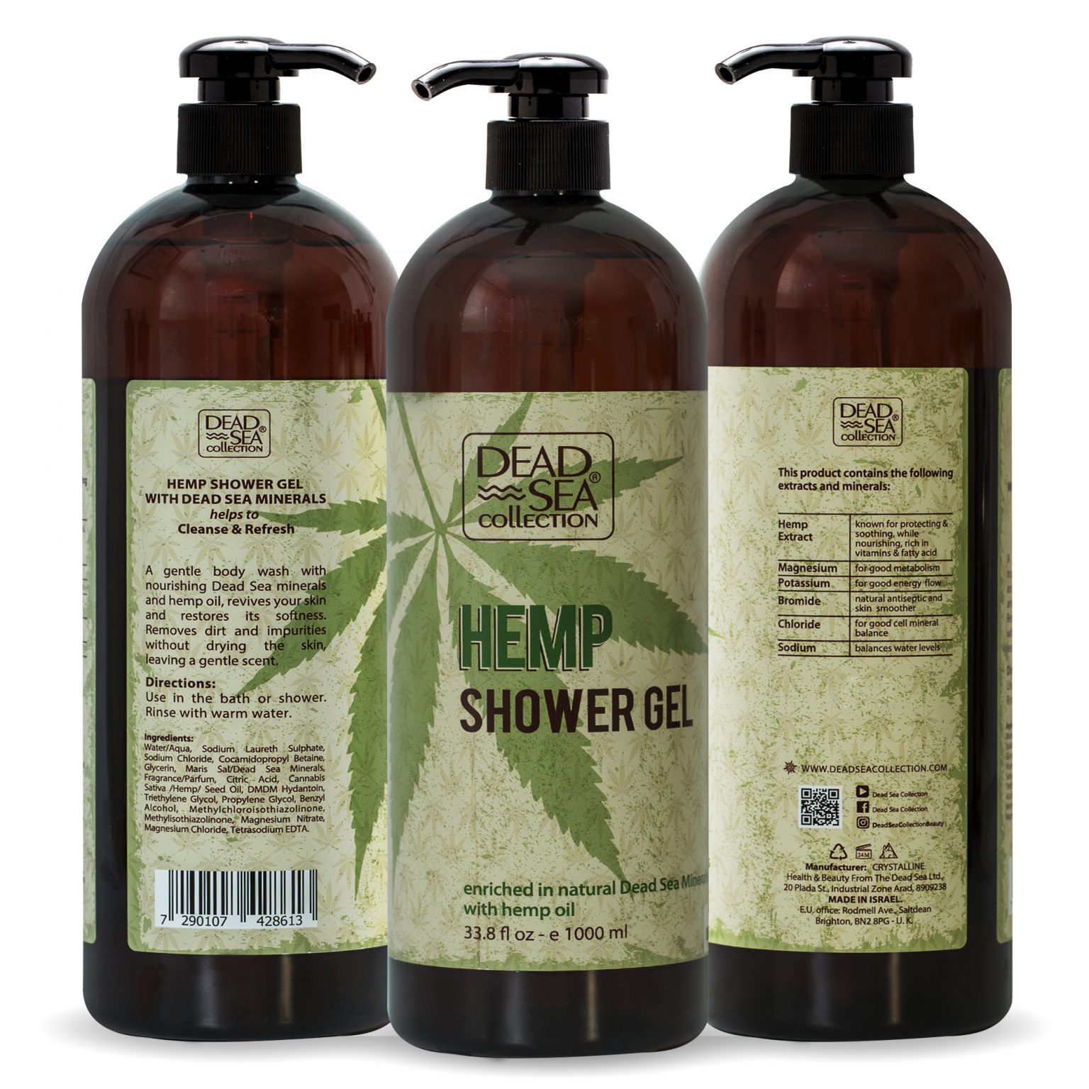 Hemp Shower Gel Dead Sea Collection