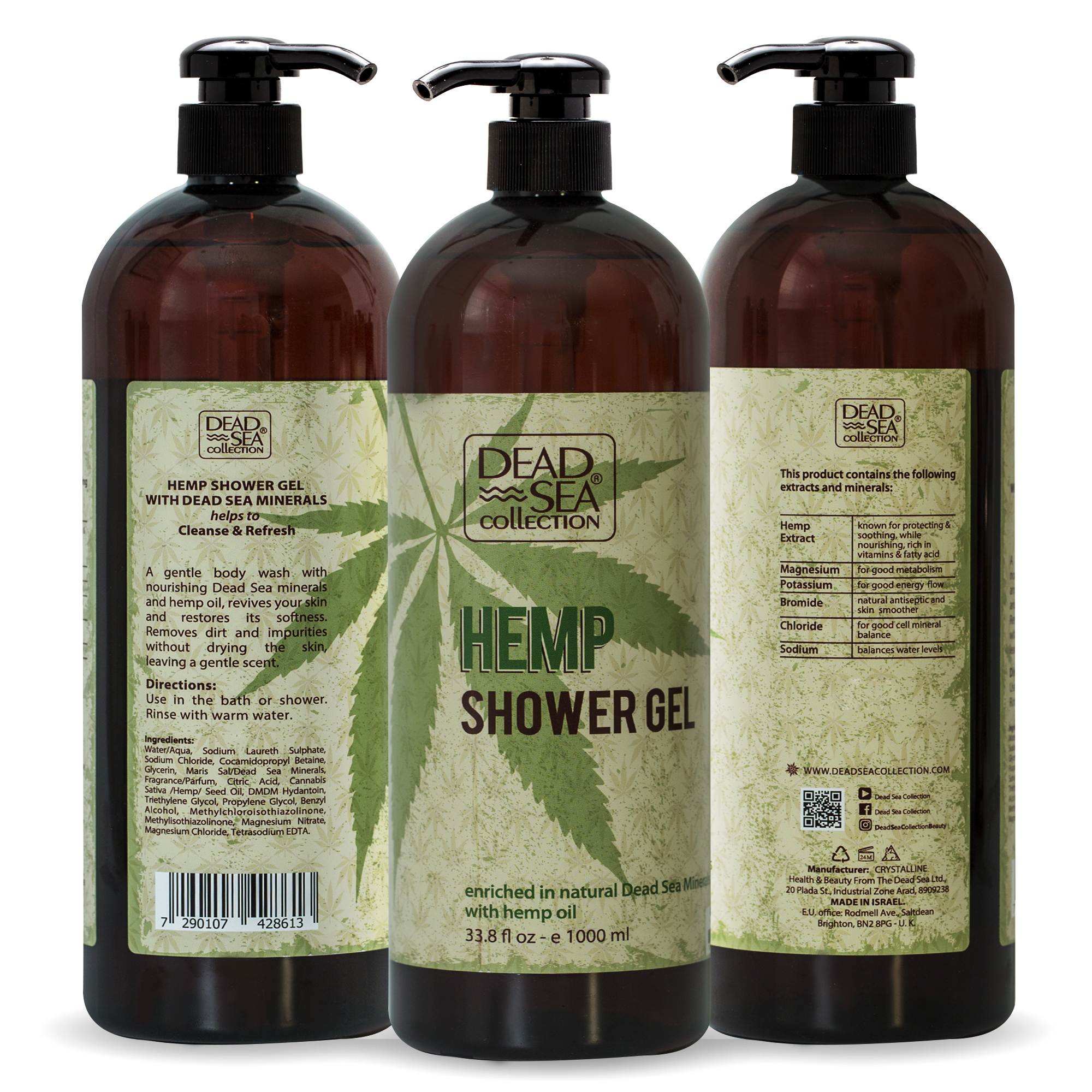Hemp Shower Gel Dead Sea Collection
