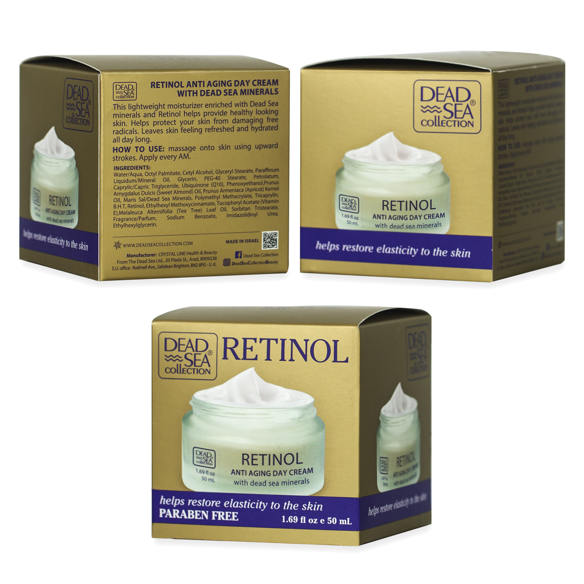 dead sea collection retinol day cream